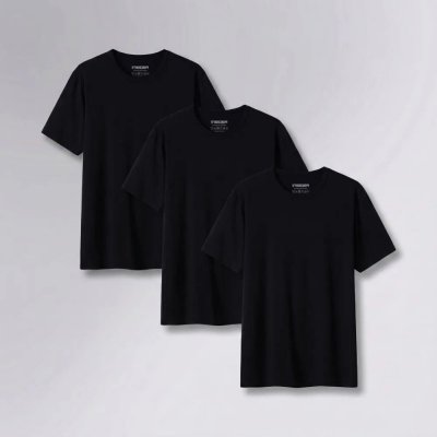 Kit 3 Camisetas Light T-shirt Insider Preto M