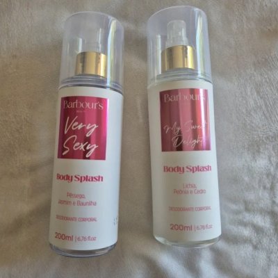 Kit C/ 2 Body Splash Barbours Beauty 200ml - Várias opções