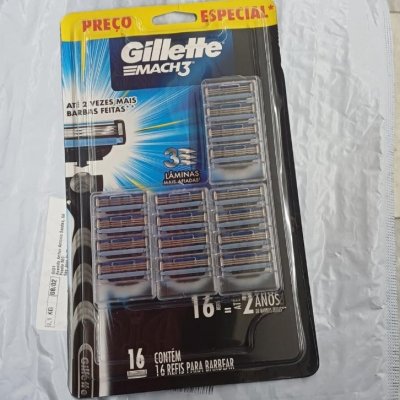 Gillette Mach3 - Refil Para Barbear 16 Unidades