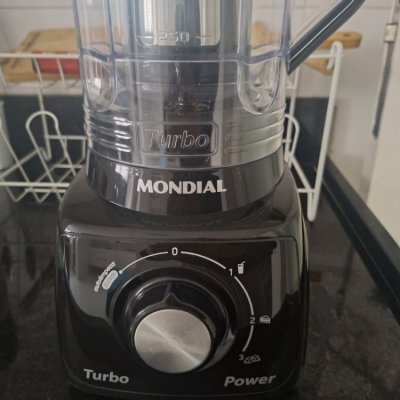 Liquidificador Mondial Turbo Power 550W Preto