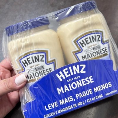 Heinz Pack Maionese Tradicional, 400g, 2 unidades