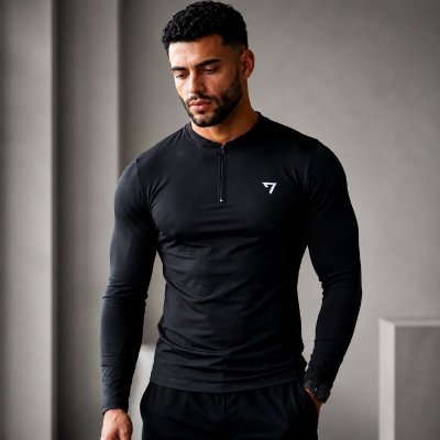 Camisa Térmica Manga Longa Com Zíper