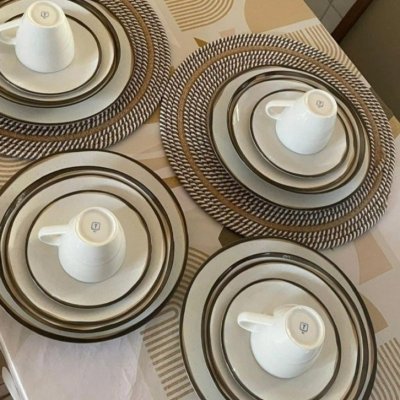 Aparelho de Jantar Canyon em Porcelana Decorada 20 Peças Tramontina