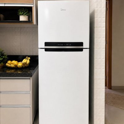Geladeira Cycle Defrost Duplex 410L Inverter Midea 127v