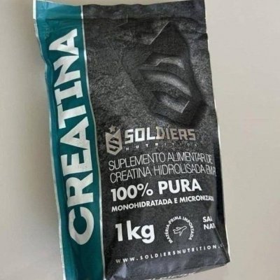 Creatina 1kg Monohidratada 100% Pura - Soldiers Nutrition