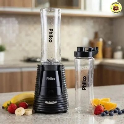 Liquidificador Philco Portátil 2 Squeezes 400W