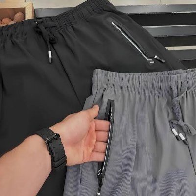 Short Masculino Bermuda Praia Zíper Secagem Rápida