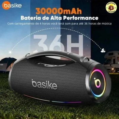 Basike Caixa de Som Estéreo Sem Fio