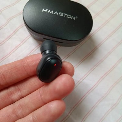 Fone de Ouvido Sem Fio Compatível Preto