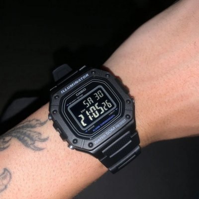 Relogio Casio Masculino Standar W-218h-1bvdf