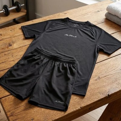 Kit Bermuda + Camiseta New Fluid Dry Alpha