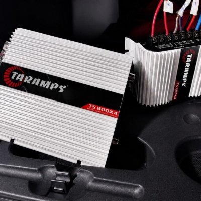 Módulo Taramps TS 800 RMS TS800x4 2 Ohms Amplificador 800w Entrada RCA e Fio T800 4 Canais