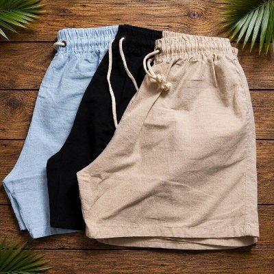 SHORT DE LINHO TÁ NA MODA