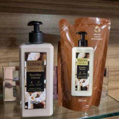 Combo Instance Baunilha: Creme Hidratante 400ml + Refil 350m