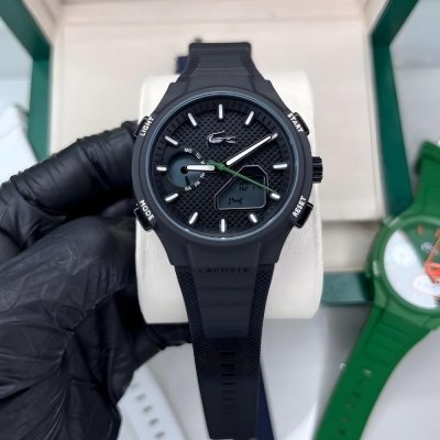 Relógio Lacoste LC33 Masculino Borracha Preto