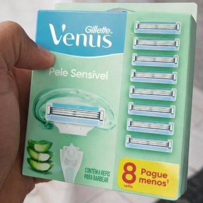 Carga Gillette Vênus Pele Sensível c/ Aloe Vera