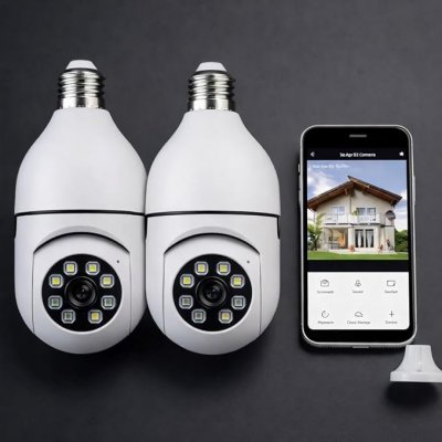 Kit 2 Câmeras de Segurança IP WiFi 1080p