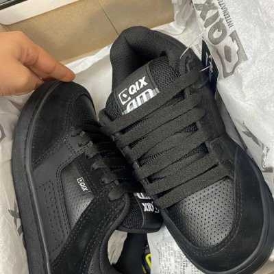 Tênis Qix Skate Retrô Unissex Preto