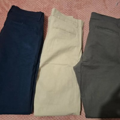 Kit 3 Calça Masculina Slim Esporte Fino