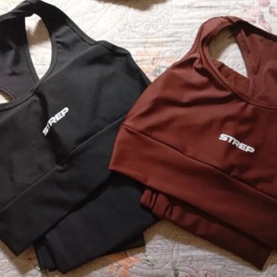 Kit 2 Conjunto Fitness Strep: Legging + Top