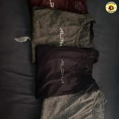 Kit 4 Camisetas Dry Alpha Masculina