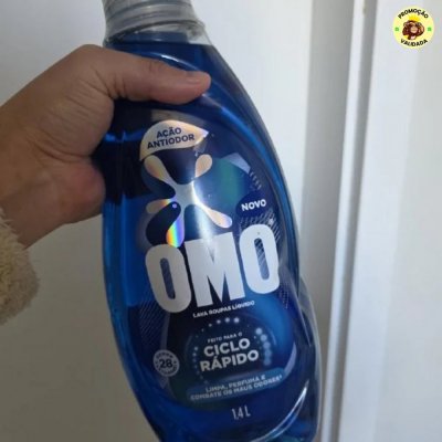 Lava-Roupas Líquido Omo Ciclo Rápido Ação Antiodor Frasco 1,4l