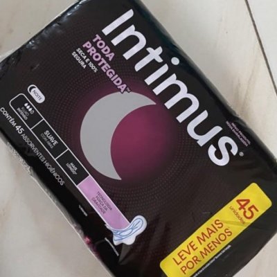 Absorvente Intimus Toda Protegida Noturno, 45 un suave C/ abas