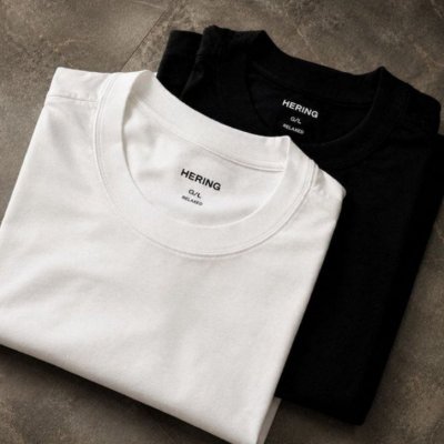 Kit com 2 Camisetas Básicas Relaxed Hering