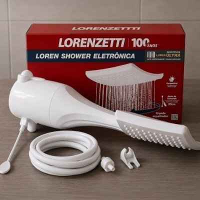Chuveiro Lorenzetti Loren Shower Ultra Eletrônico 7500W 220V