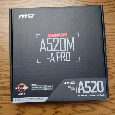 Placa-mãe Msi A520m-a Pro Am4 Matx Ddr4 Hdmi Dvi M.2