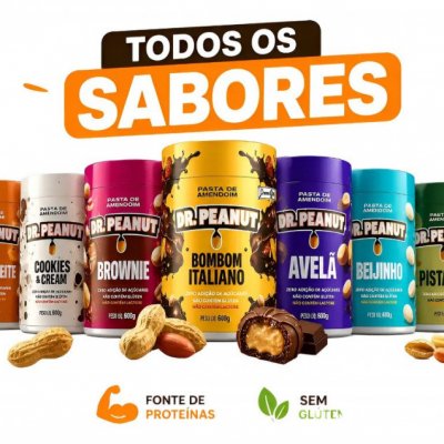 Pasta de Amendoim Dr. Peanut 600g Gourmet