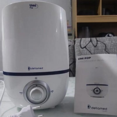Umidificador De Ar Ultrassônico 2,3l Dellamed Branco Bivolt