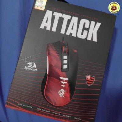 Mouse Gamer Redragon Flamengo Attack