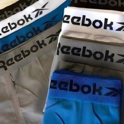 Kit 6 Cuecas Boxer Reebok Microfibra Original