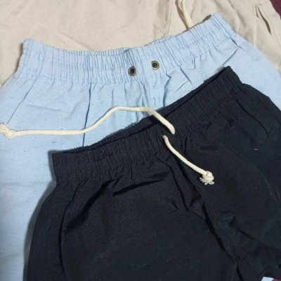Kit 3 Shorts Linho Masculino Estilo Urbano