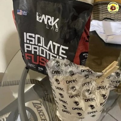 Whey Isolate Protein Fuse 900g Dark Lab Sabor Chocolate
