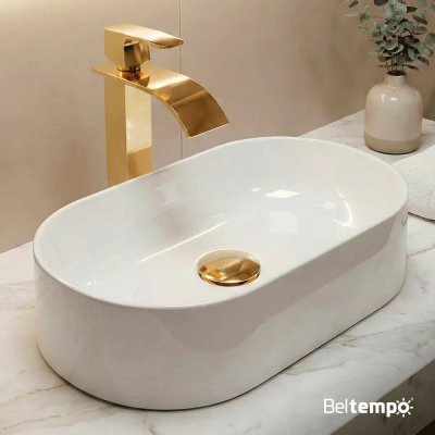 Pia de Apoio Oval 43x25 Beltempo BT-2030