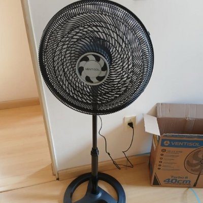 Ventilador de Coluna Turbo 6 Pás 50cm cor Preto - 220v