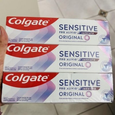 🦷 Colgate Sensitive Pro Alívio Imediato Creme Dental, 3x90g