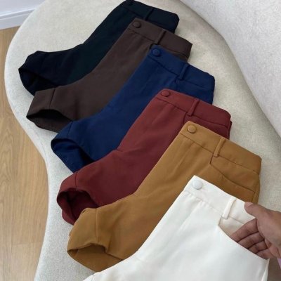 Shorts Alfaiataria Cintura Alta