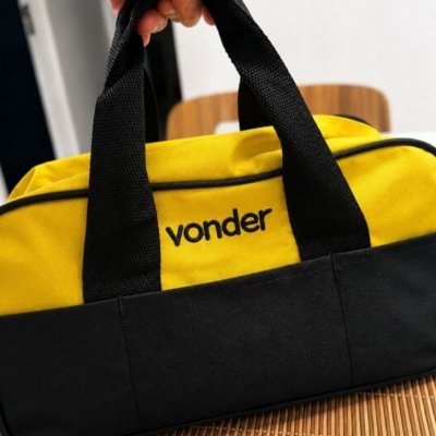 Bolsa Vonder em Lona Para Ferramentas 8 Divisões