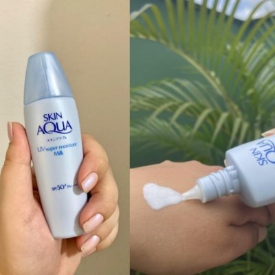 Protetor Solar Facial Skin Aqua Moisture Milk 40g FPS50