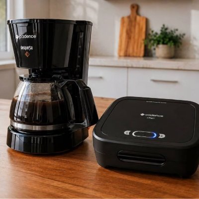 Kit Click Cadence - Sanduicheira e Cafeteira Desperta - 127V