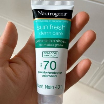 Neutrogena Sun Fresh Protetor Solar Facial FPS 70 40g