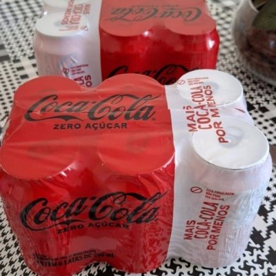 Pack de Coca-Cola sem Açúcar 350mL 6 unidades