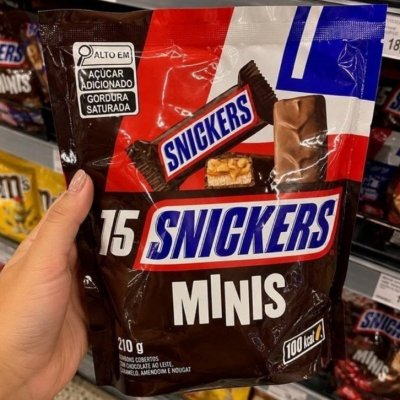 Chocolate Snickers Original Minis 15 unidades