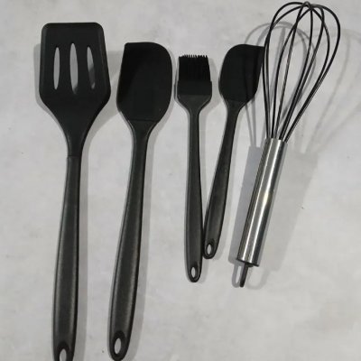 Kit 5 Utensílios Cozinha Silicone