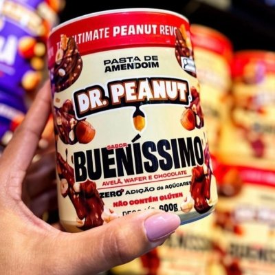 Pasta de Amendoim Dr. Peanut com Whey Protein 600g
