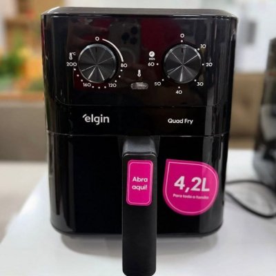 Air Fryer Quad Fry Elgin 4,2 L 1400w 127v