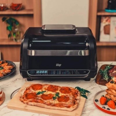Fritadeira Elétrica Air Fryer 8 Em 1 WAP Barbecue 127v